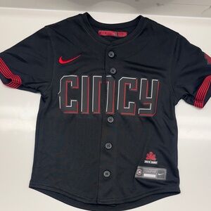 Nike Cincinnati Reds Youth Black City Connect Limited Edition Jersey